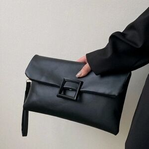Solid Color Square Clutch